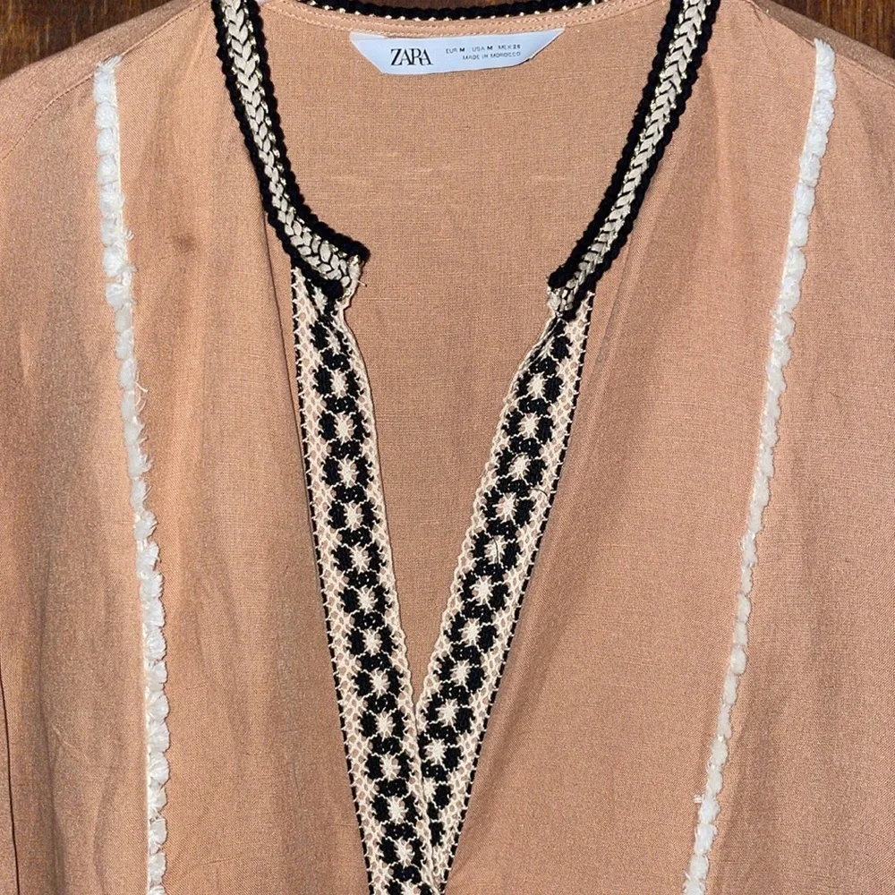 Zara blush embroidery dress - Picture 5 of 10